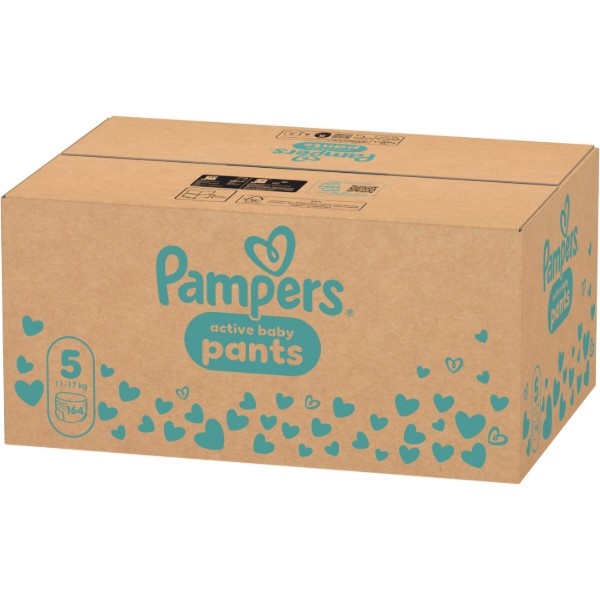 Фото - Одноразовые подгузники-трусики Pampers Active Baby Pants Размер 5 (11-17 кг) 164 шт (80894757)
